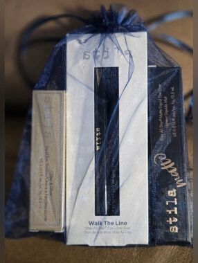 New Stila Walk The Line & Stay All Day Eyeliner Bundle W Dollish Glitter & Glow